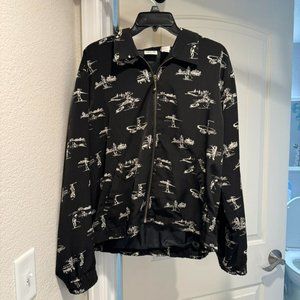 Vintage black jacket golf black
